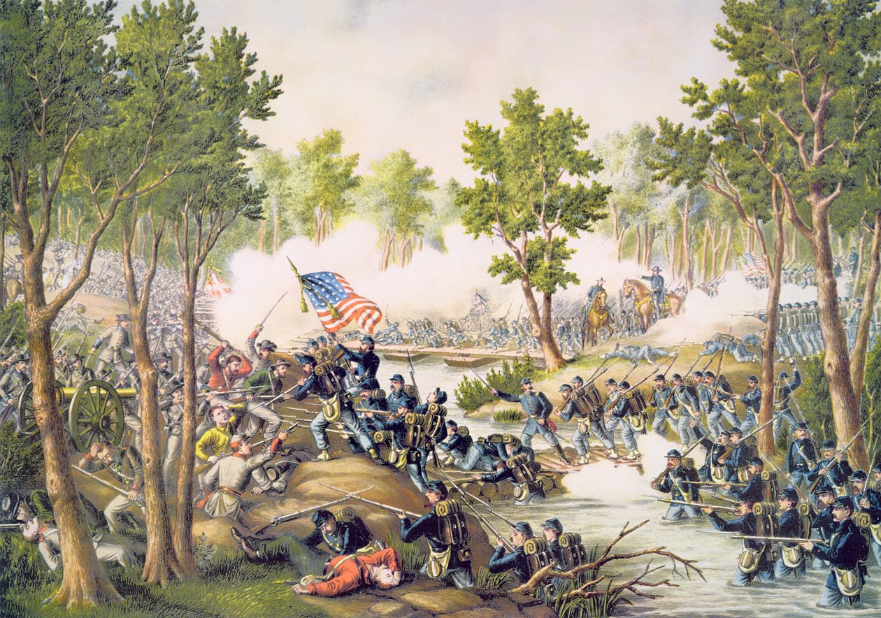 Batalla de Spottsylvania, mayo de 1864 de American School