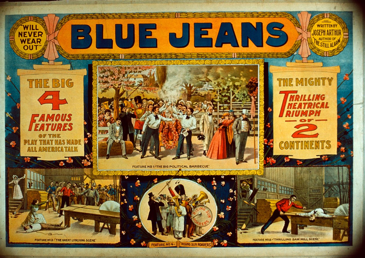 Blue Jeans, c.1890 de American School