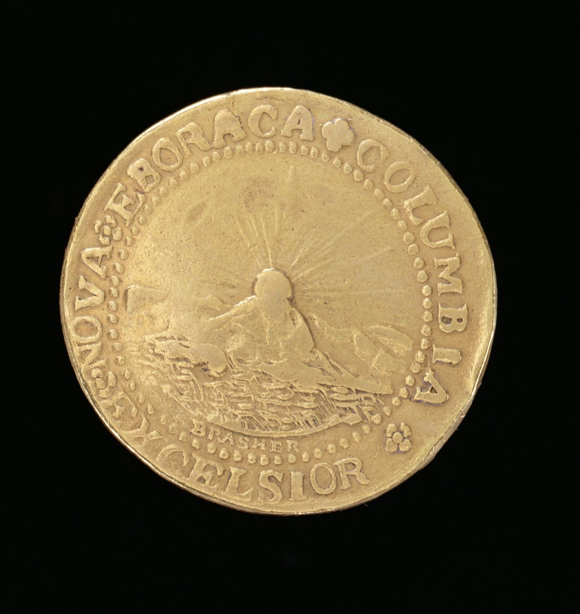 Brasher Doubloon, Nueva York, 1787 de American School