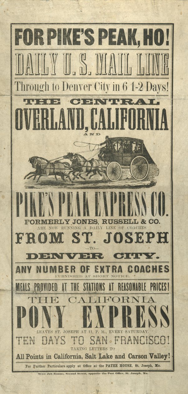 Cartel publicitario de viajes y rutas transamericanas de American School