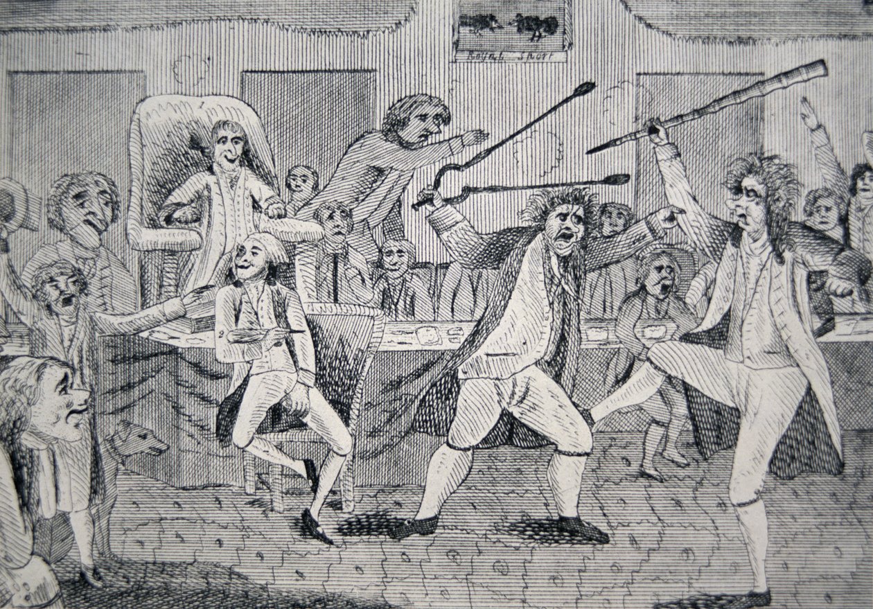 Caricatura que muestra 