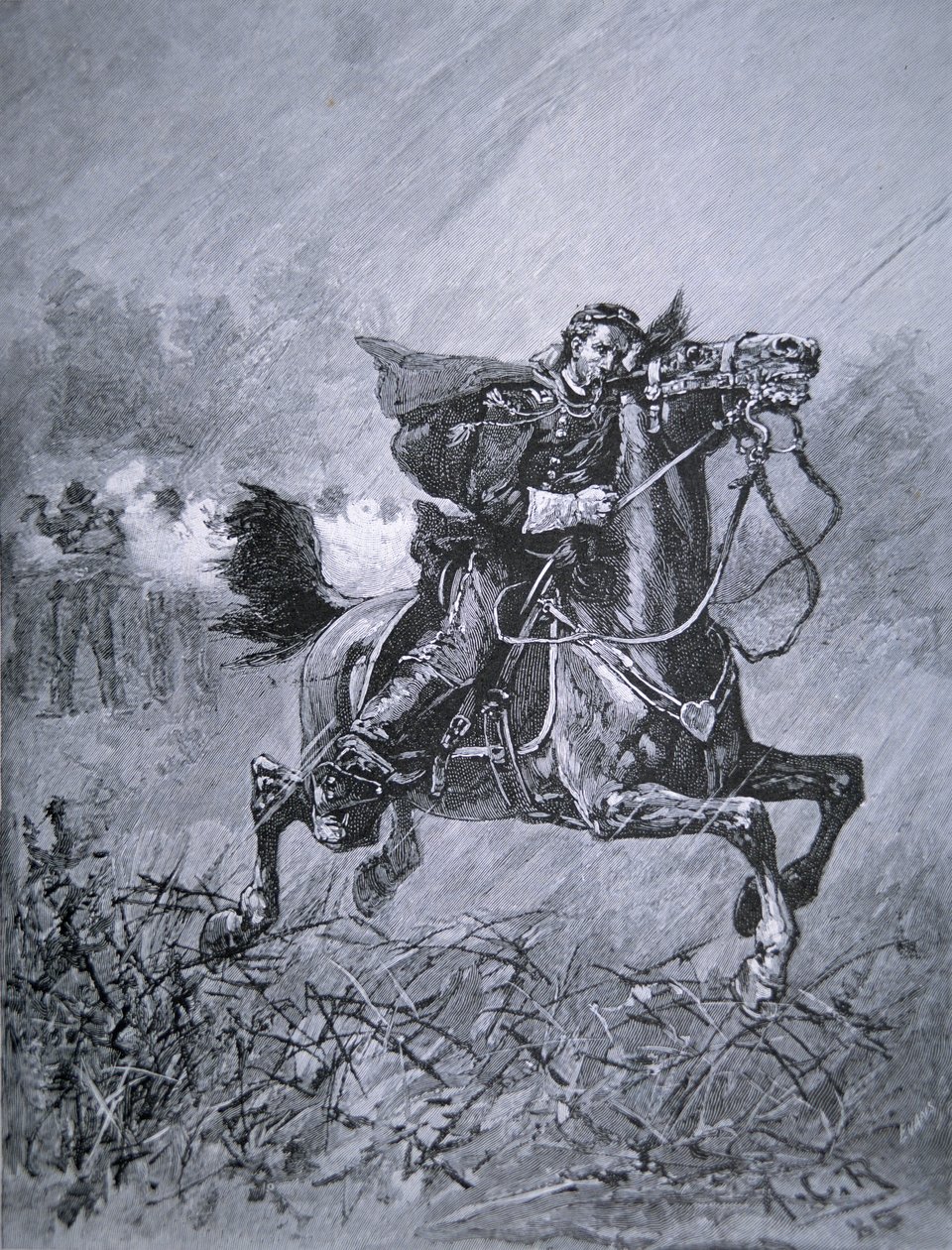 Muerte del General Philip Kearney (1815-62) de American School