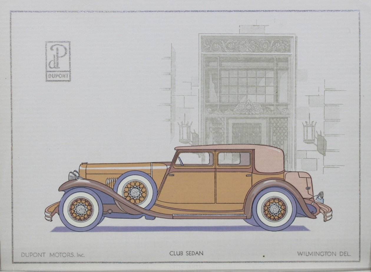 Automóviles DuPont: Club Sedán, 1921 de American School