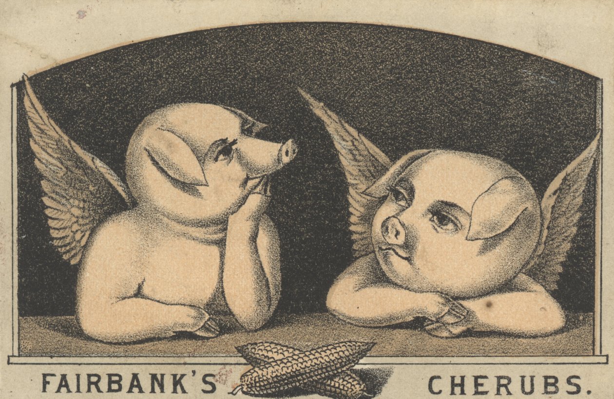 Querubines de Fairbanks, anuncio de Fairbank Lard, c.1880 de American School