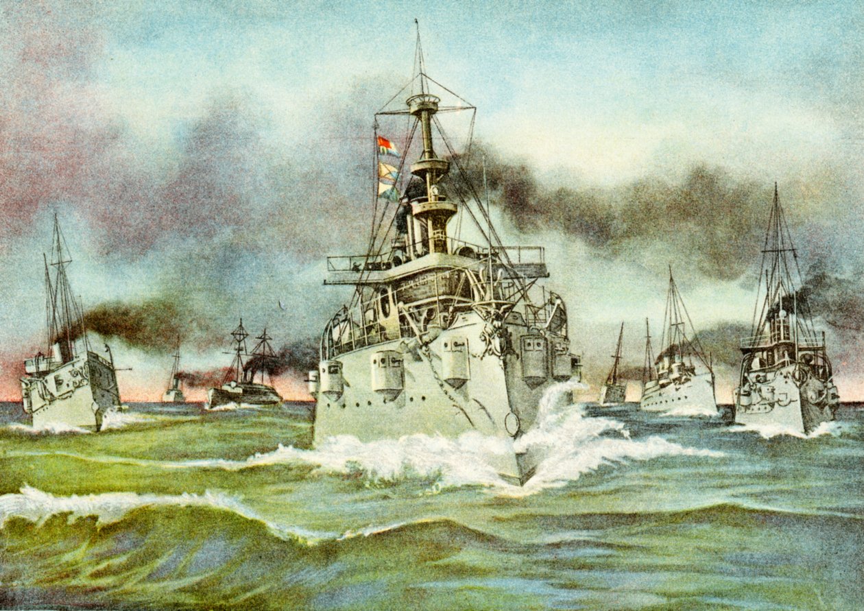 Escuadrón volador de la Armada de los Estados Unidos durante la Guerra Hispanoamericana, 1898 de American School