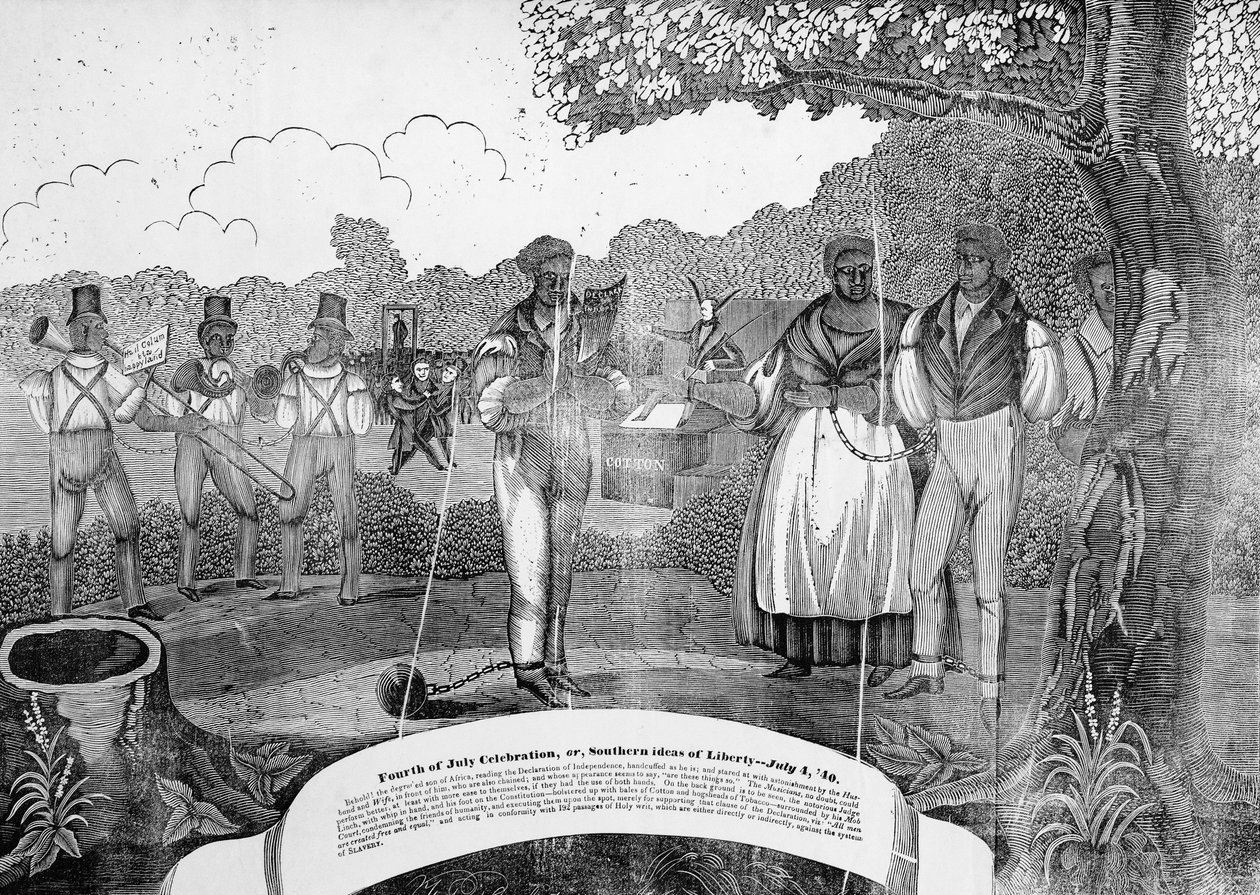 Celebración del 4 de julio o, Ideas sureñas de la libertad de American School