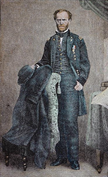 General William T. Sherman (1820-91) de American School