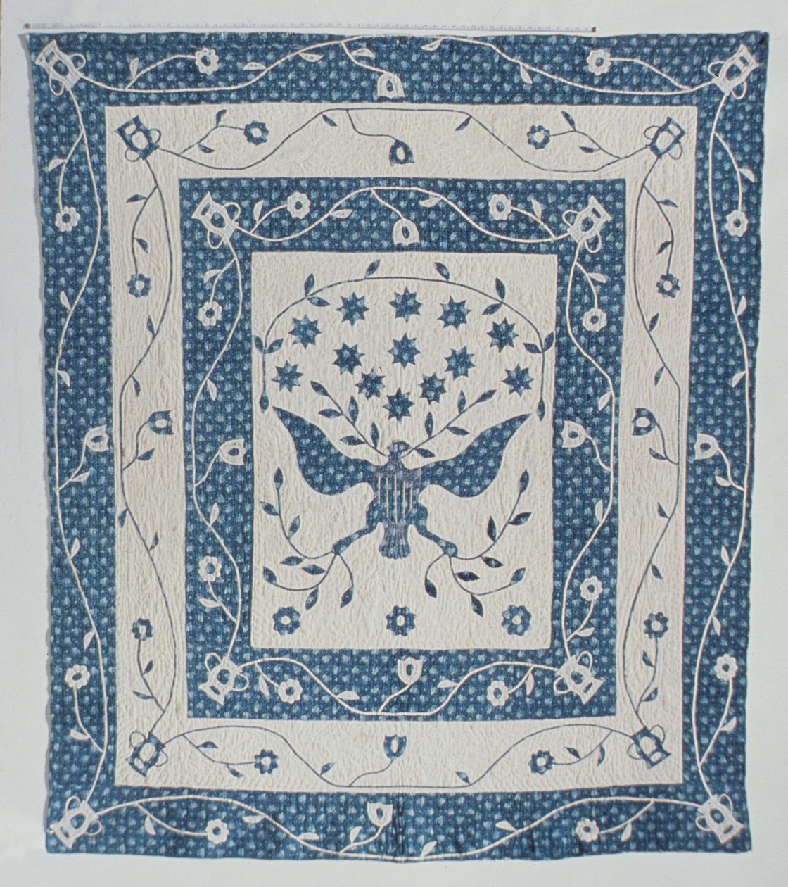 Gran Sello de los Estados Unidos, colcha de Susan Strong, Maryland o Ohio, c.1830 de American School