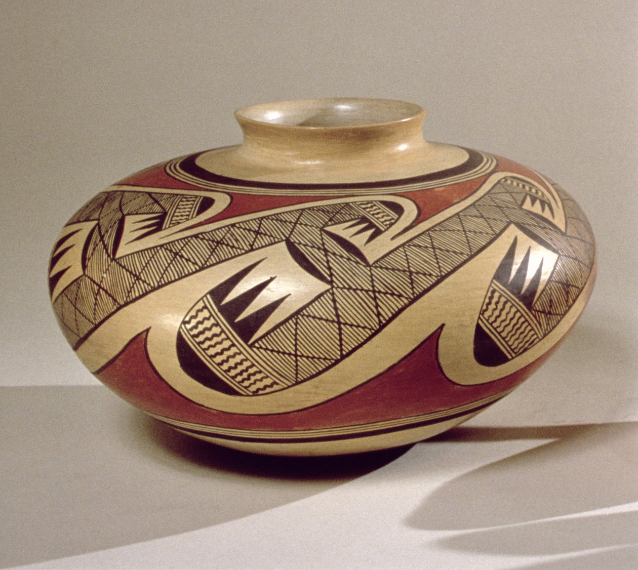 Jarra Hopi Bullware, de Arizona de American School
