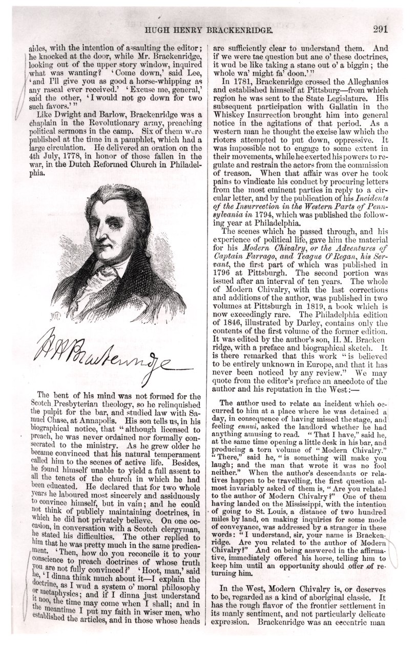 Hugh Henry Brackenridge (1748-1816) de 