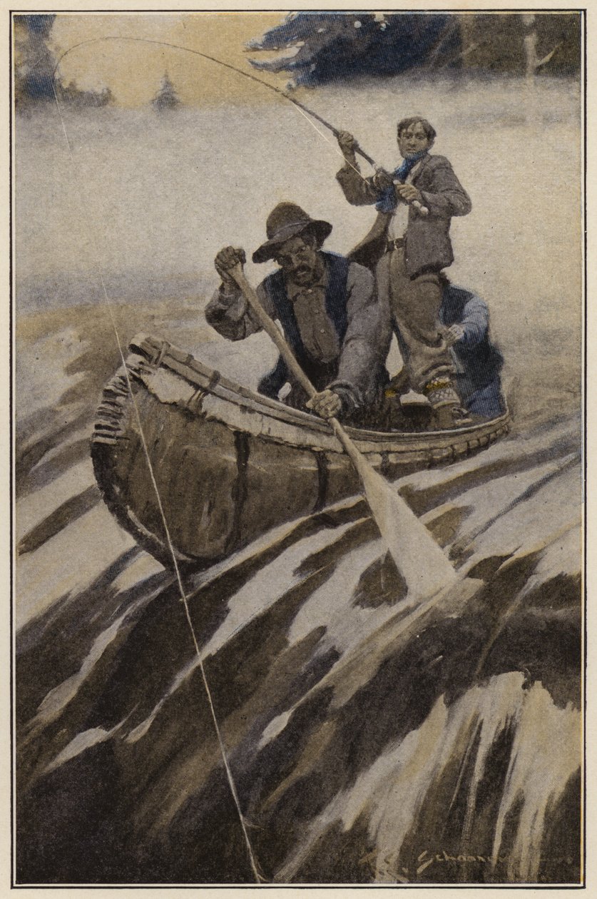 Ilustración de Días libres y otras digresiones (litografía en color) de American School