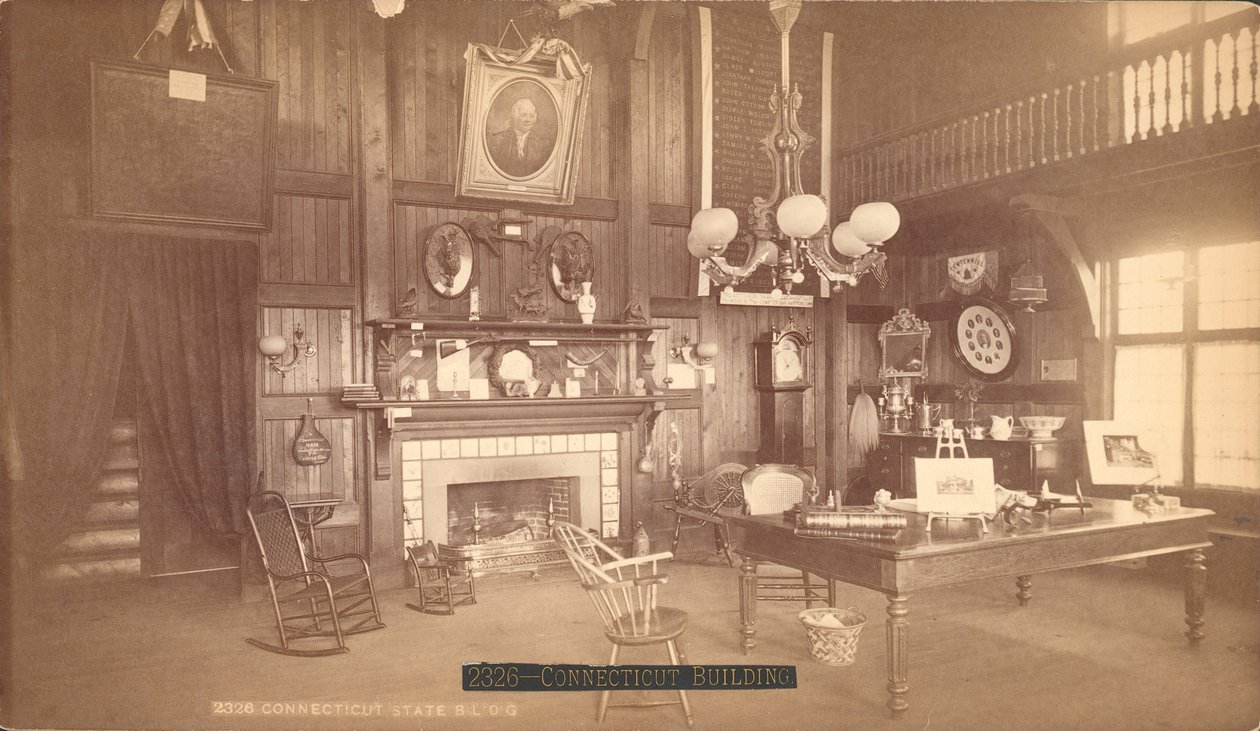 Interior del Edificio del Estado de Connecticut de American School
