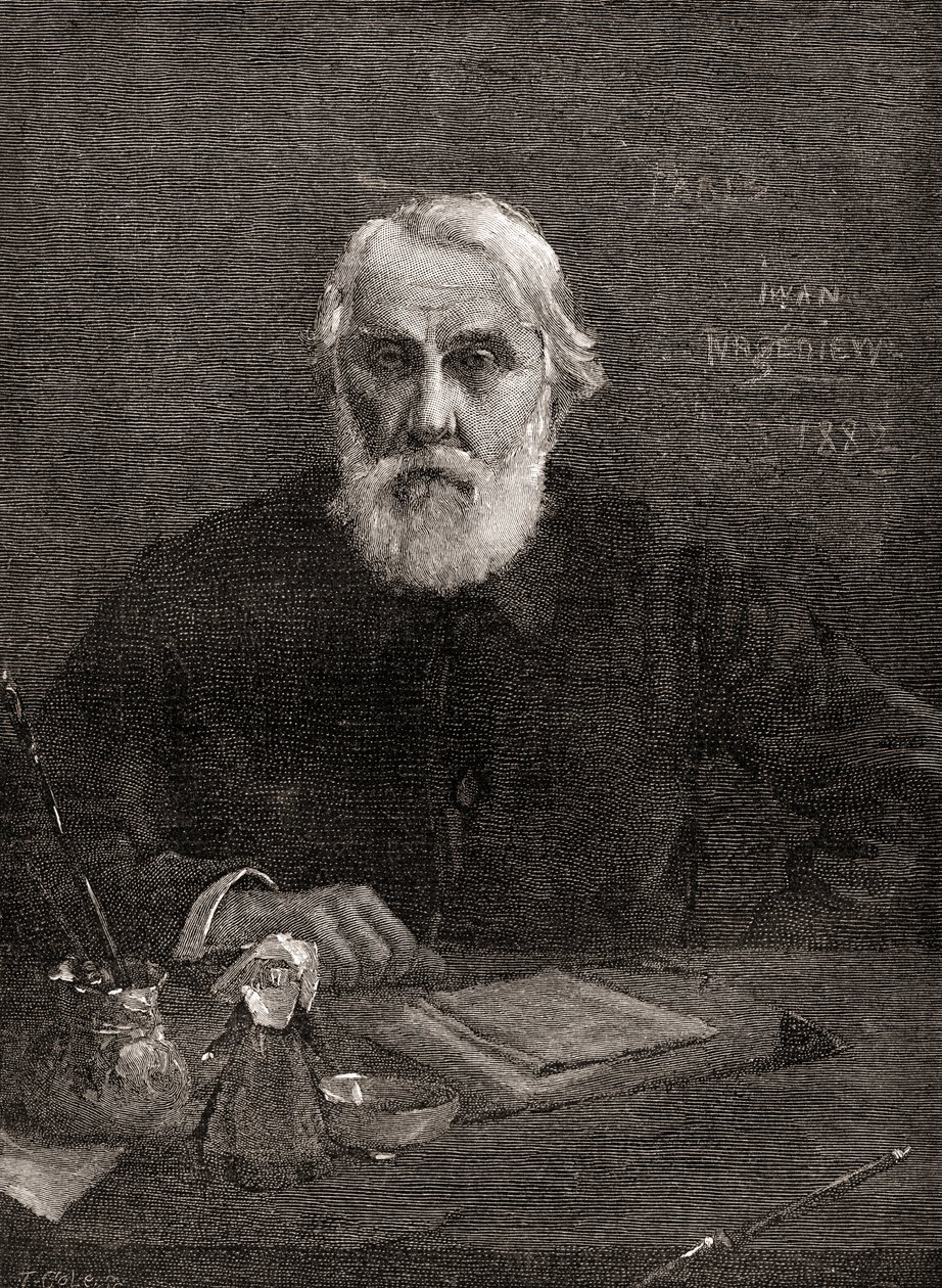Iván Serguéyevich Turguénev, de 