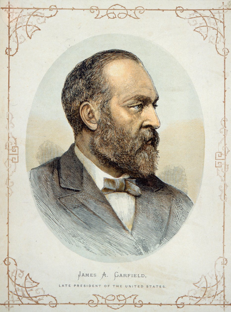 James A. Garfield (1831-81), luego Presidente de los Estados Unidos de American School