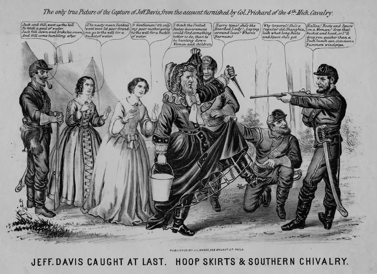 Jeff Davis atrapado al fin: faldas de aro y caballerismo sureño de American School