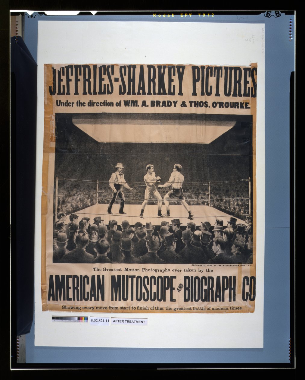 Imágenes de Jeffries-Sharkey - bajo la dirección de Wm. A. Brady & Thos. O