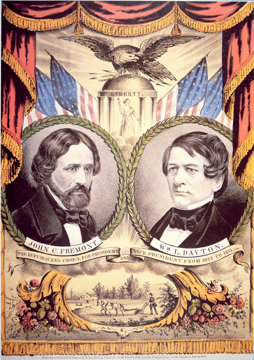 Póster del Partido Republicano de John Charles Fremont de American School
