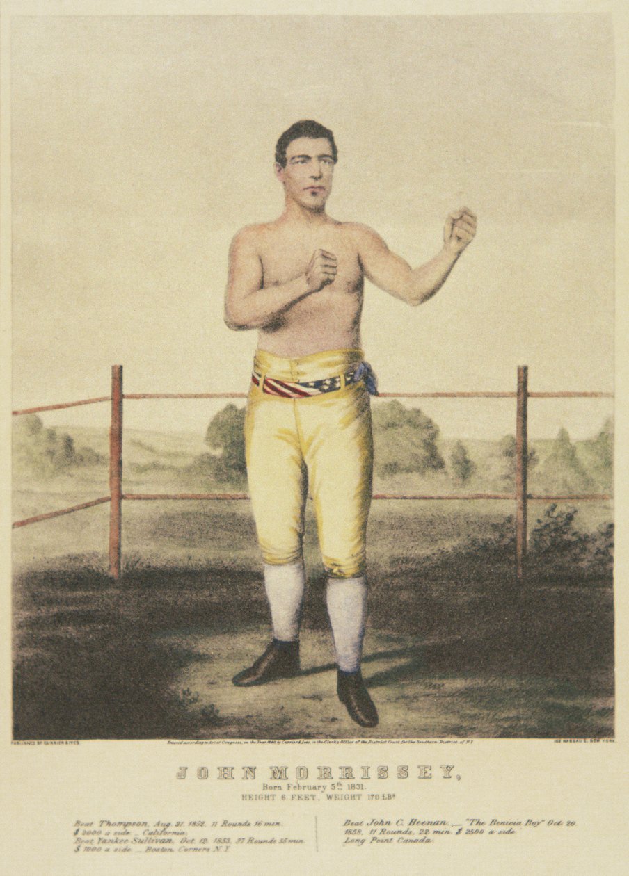 John Morrissey, de una impresión contemporánea de American School