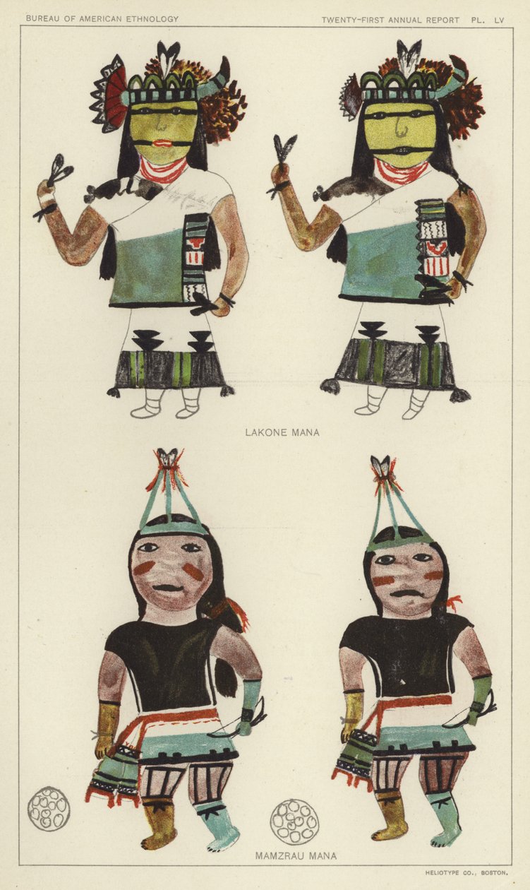 Lakone Mana, Mamzrau Mana (litografía en color) de American School