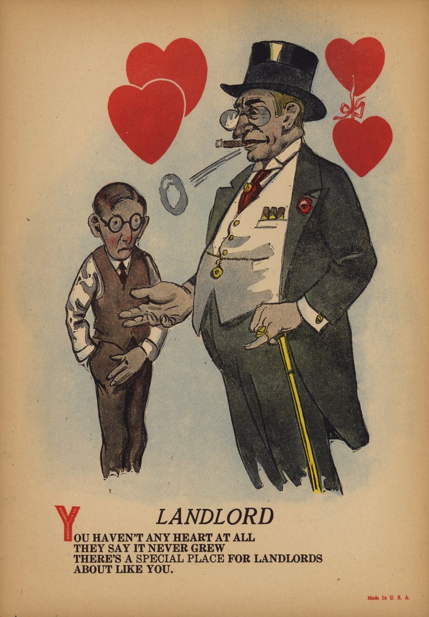 Propietario (litografía en color) de American School