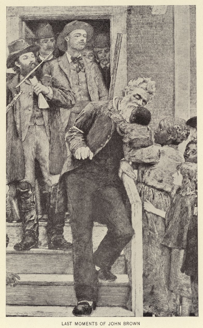 Últimos momentos de John Brown (litografía) de American School