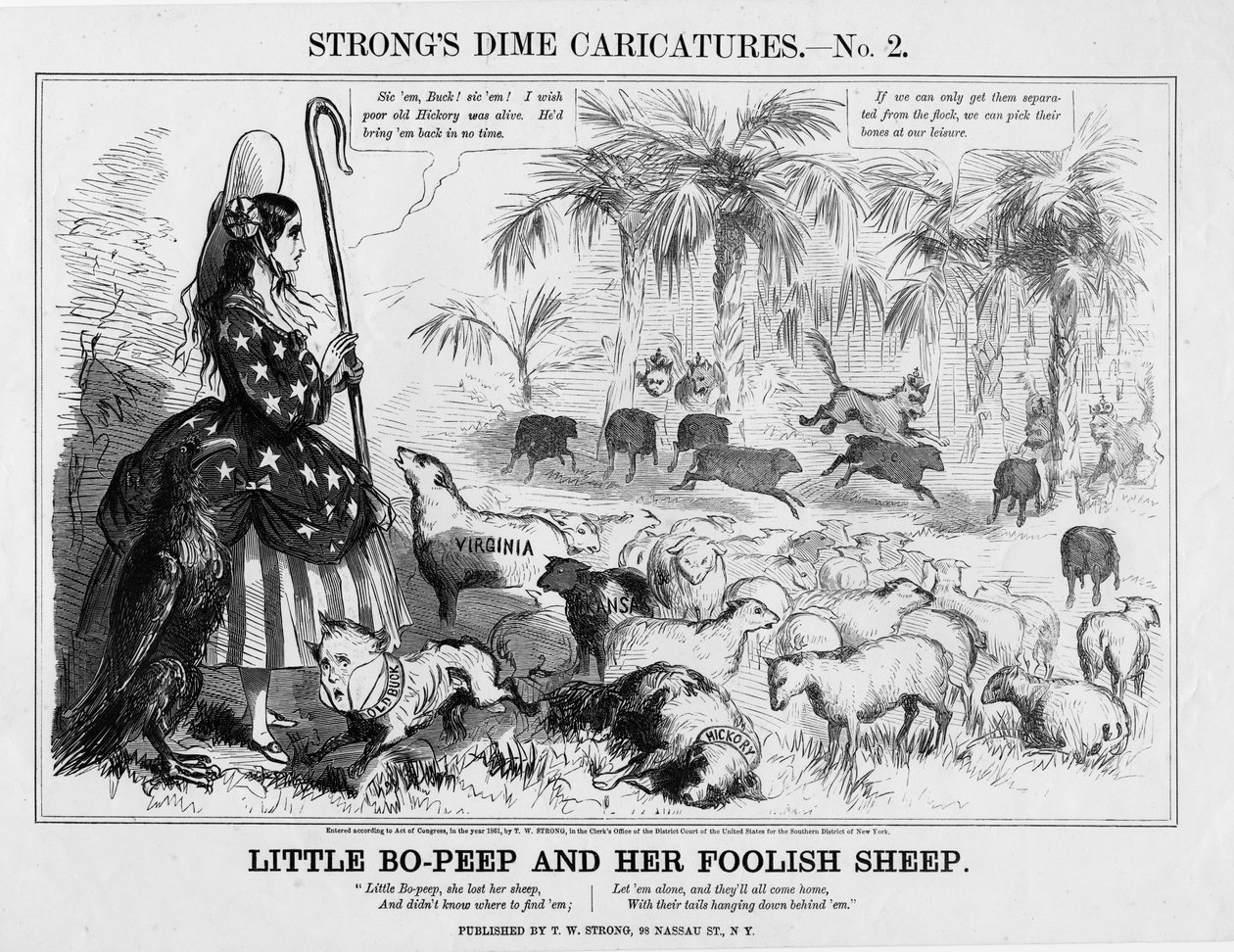 Little Bo-Peep y sus ovejas tontas de American School