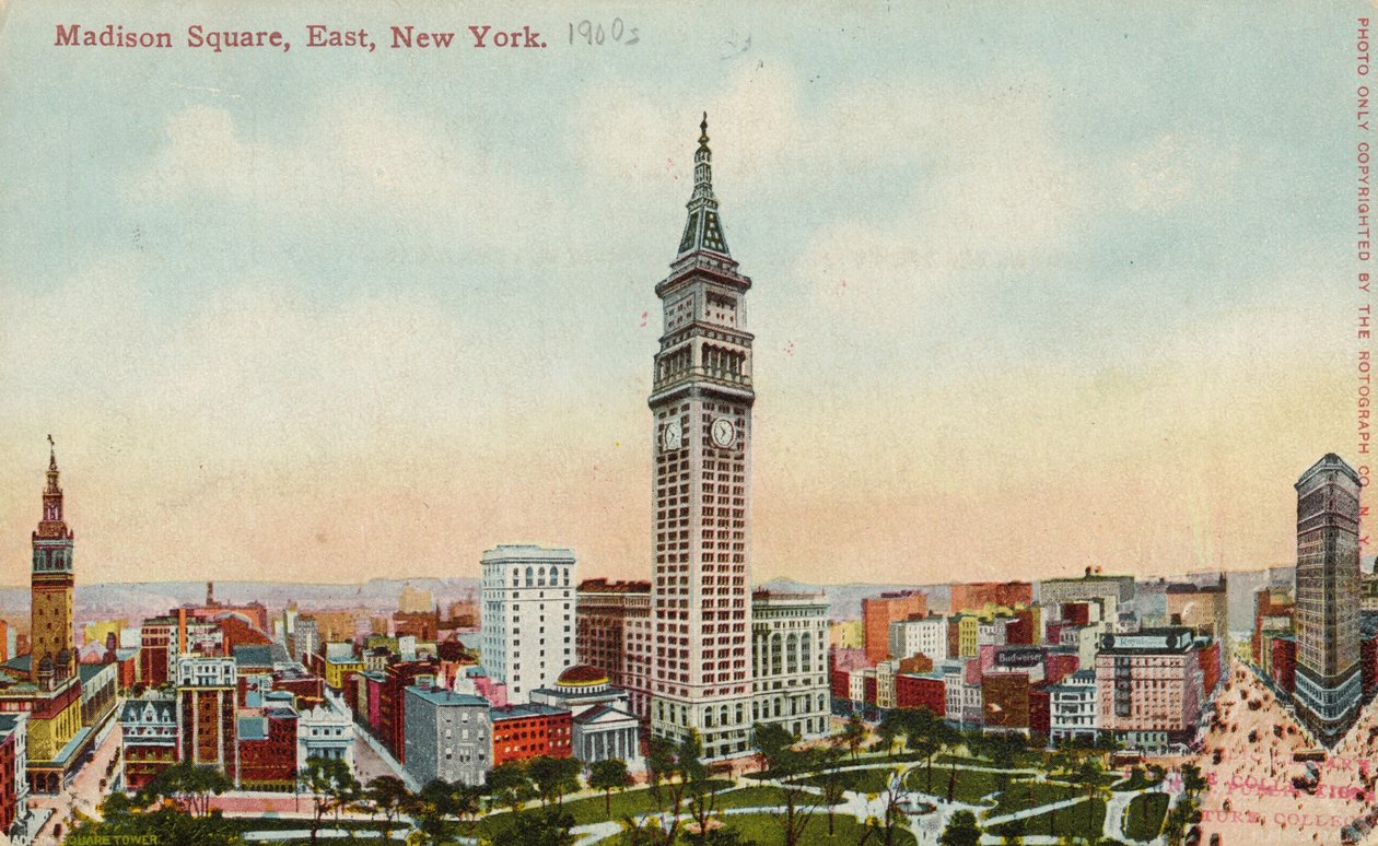 Madison Square, Este, Nueva York, 1900s de American School