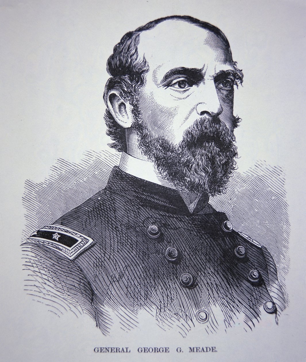 Mayor General George Meade (1815-72) de American School