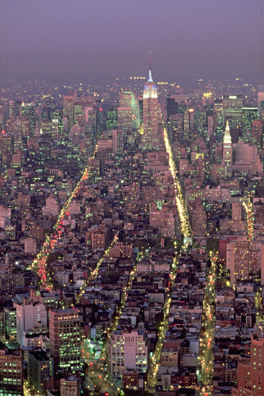 Manhattan de noche de American School
