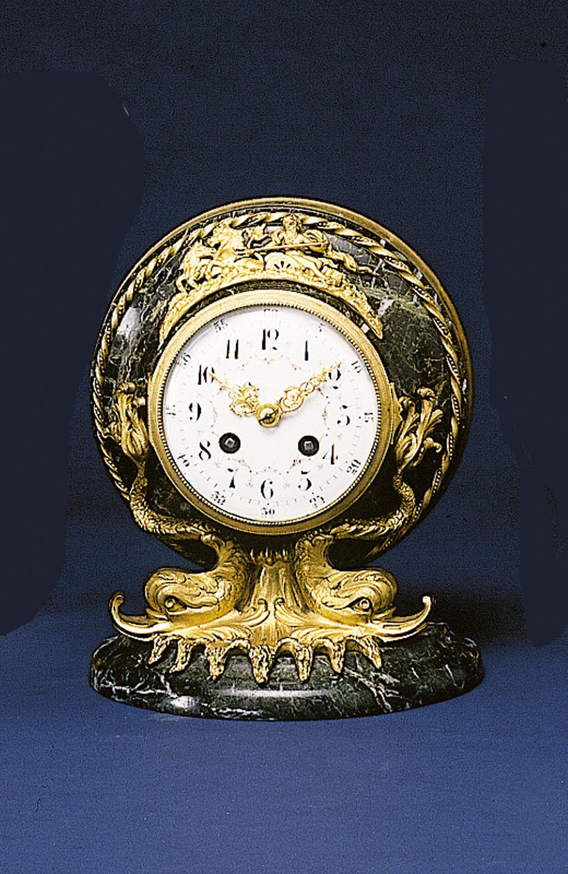 Reloj de sobremesa vendido por Black, Starr & Frost, c.1875-1900 de American School