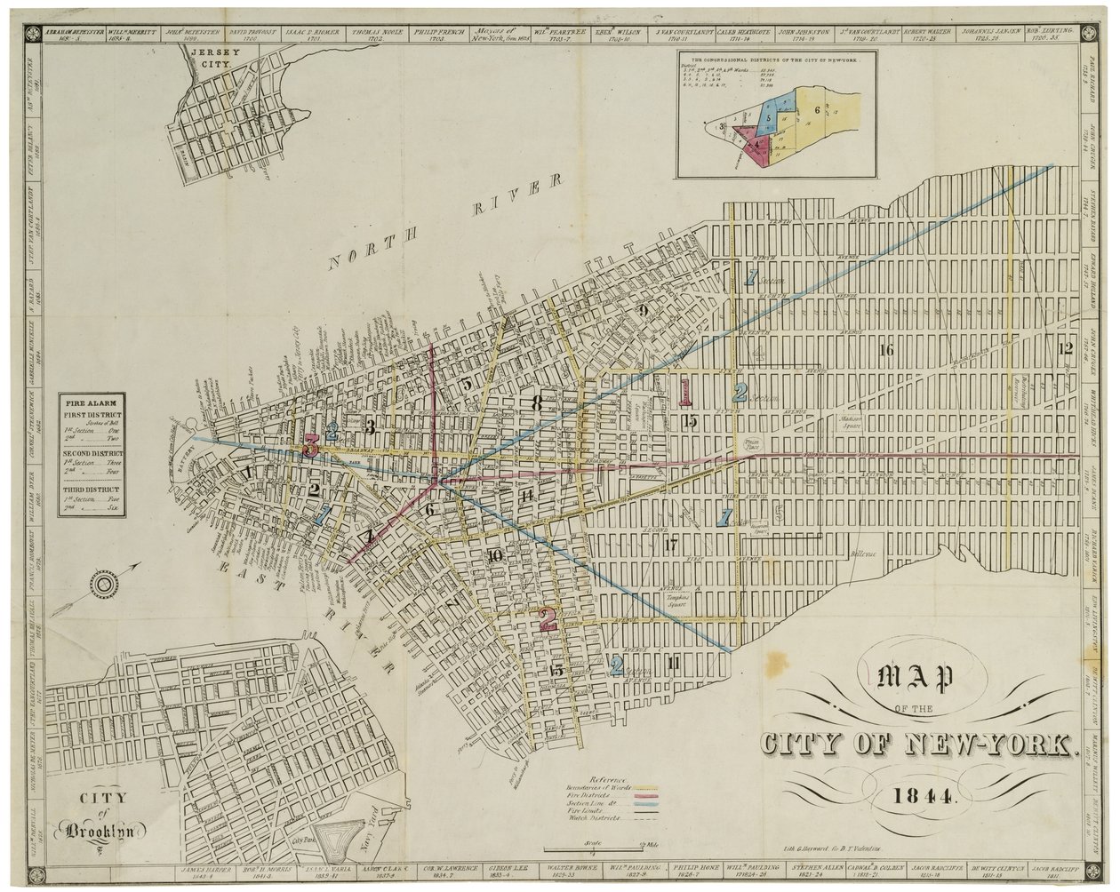 Mapa de la ciudad de Nueva York de American School