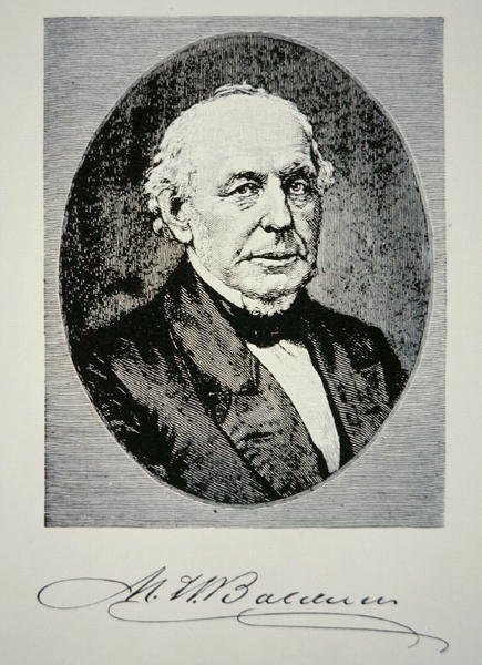 Matthias William Baldwin (1795-1866) fundador de Baldwin Locomotive Works en 1831 de American School