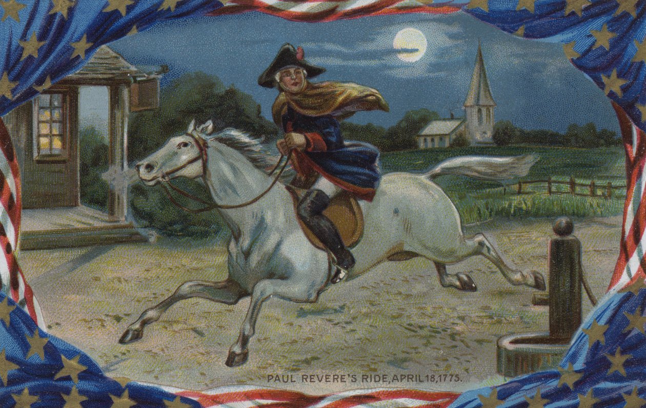 Tarjeta del Día de los Caídos, Paul Revere