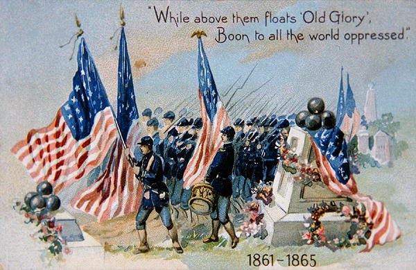 Postal del Día de los Caídos de American School