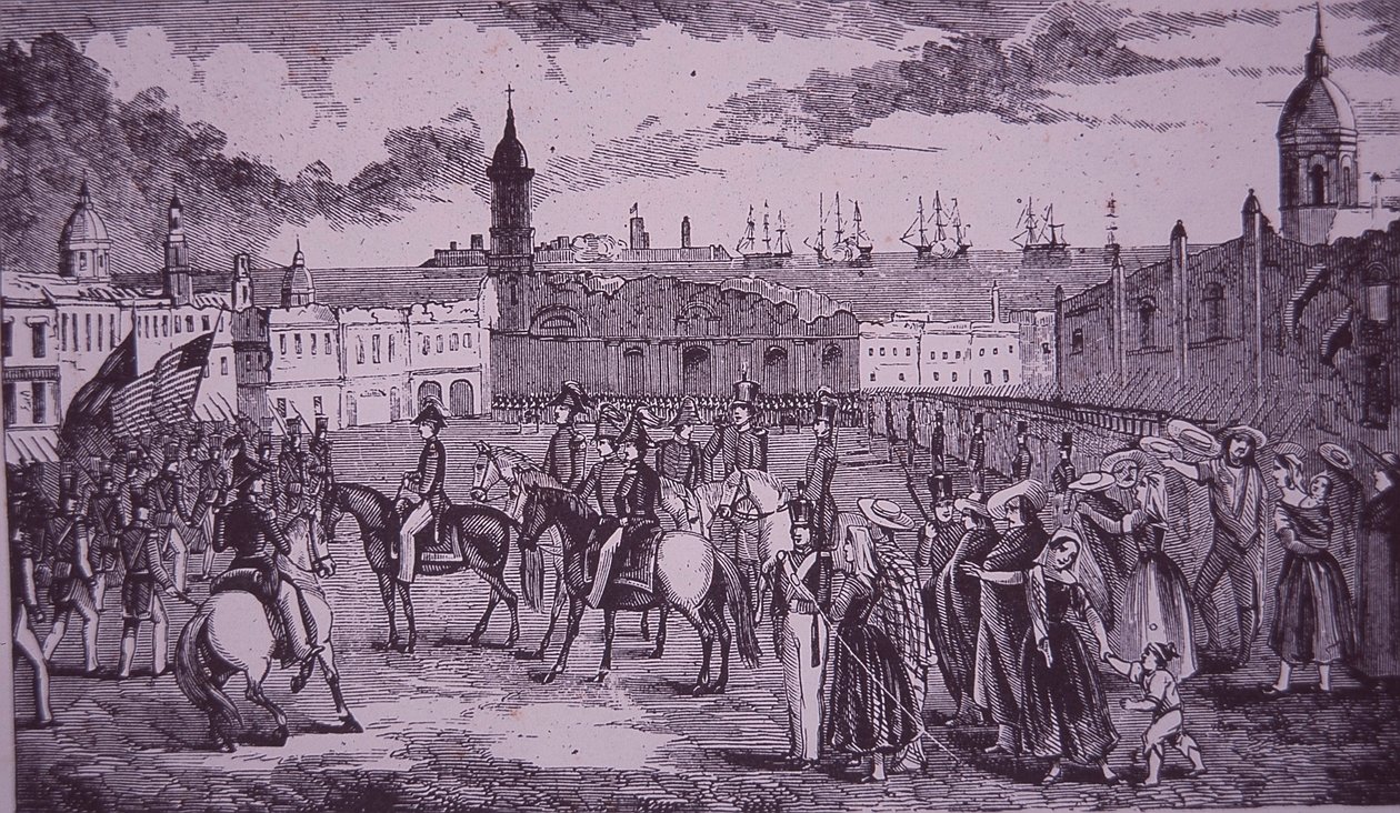 Guerra Mexicano-Estadounidense (1846-48), rendición de Veracruz de American School
