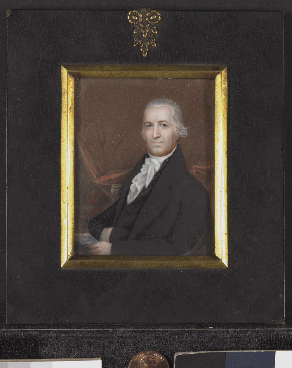 Retrato en Miniatura de Samuel Osgood, c.1789 de American School