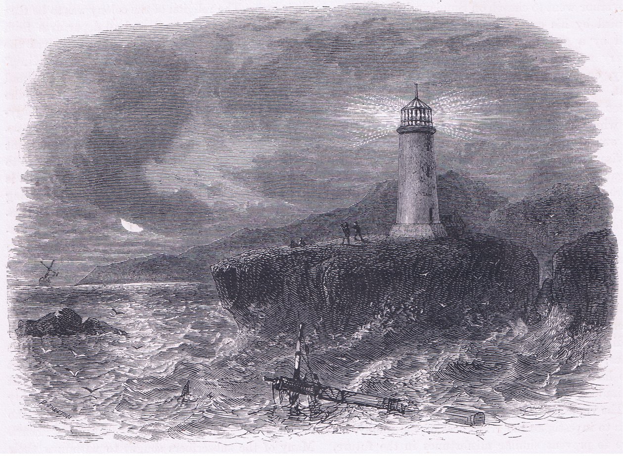Isla Mount Desert, ilustración de la Historia de los Estados Unidos de Cassell, pub. por Petter & Galpin c.1890 de American School