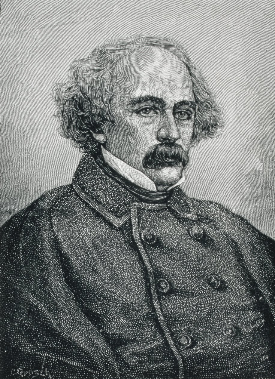 Nathaniel Hawthorne (1804-1864) Autor estadounidense de American School