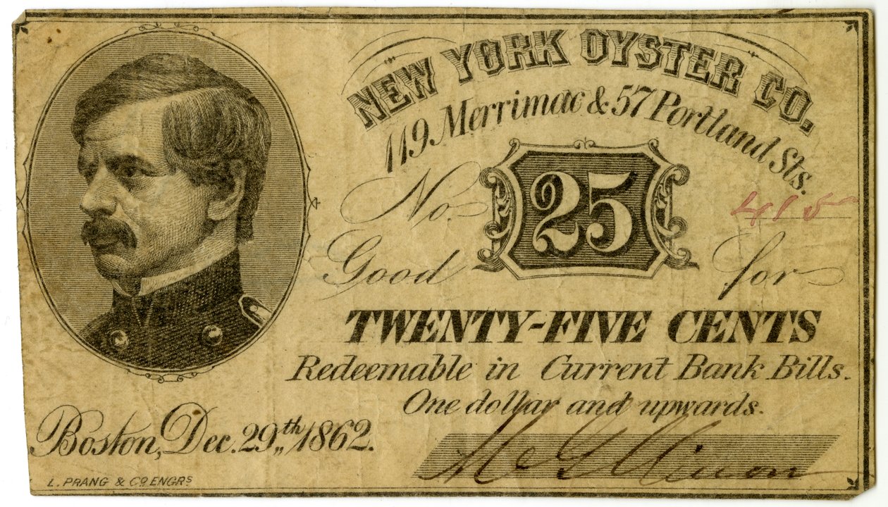 New York Oyster Co., 119 Merrimac & 57 Portland St., 1862 de American School