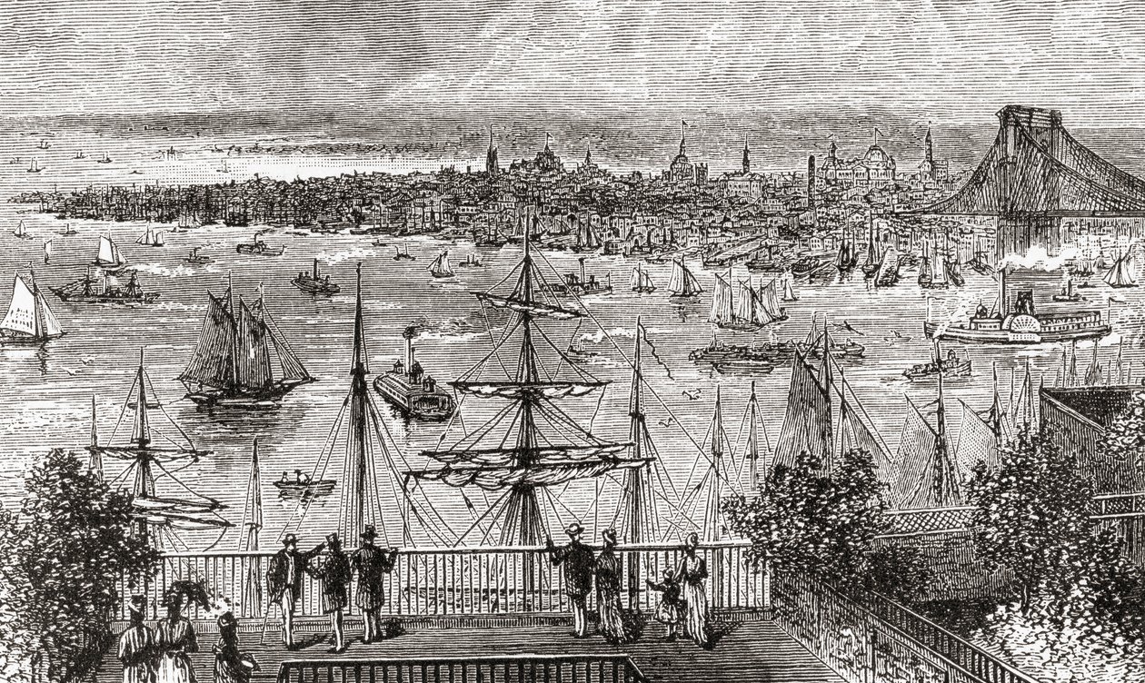 Nueva York en el siglo XIX de American School