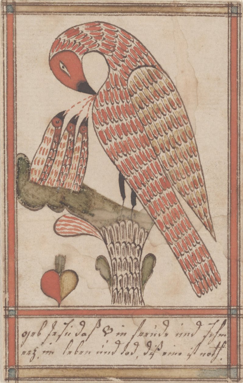 Pelícano en su Piedad, c.1800 de American School