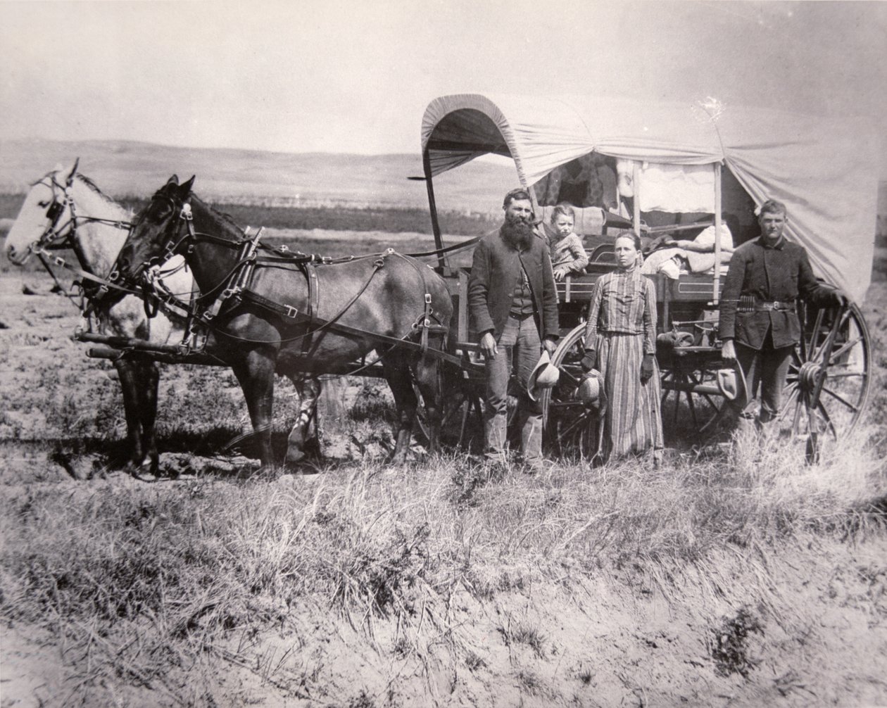 Familia pionera en el valle de Loup, Nebraska de American School