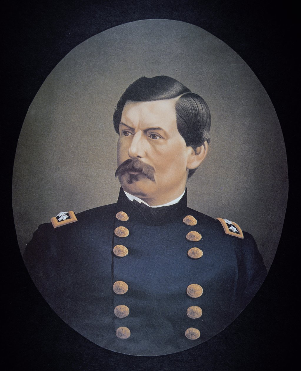 Retrato del General George B. McClellan de American School