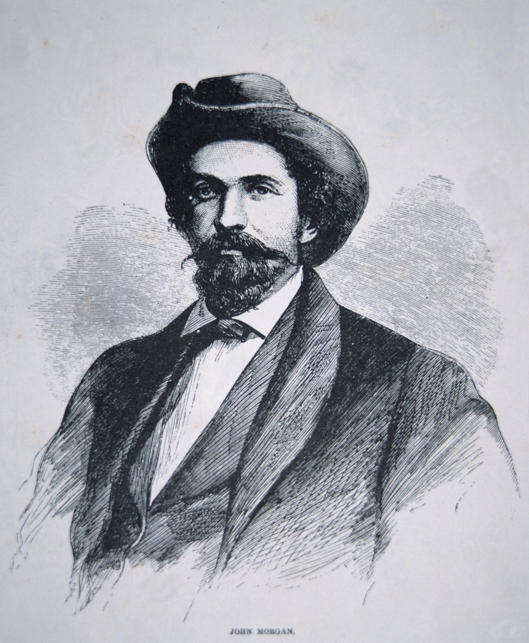 Retrato de John Hunt Morgan (1825-64) de American School