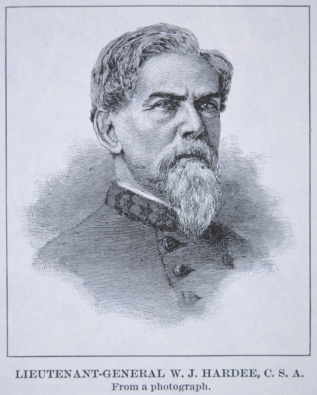 Retrato del Teniente General W.J. Hardee (1815-73) de American School