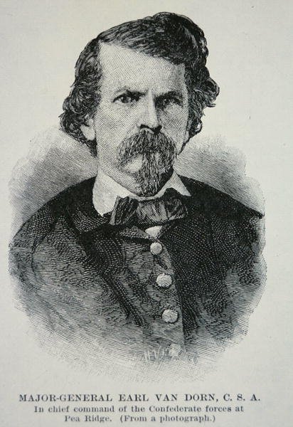 Retrato del General Mayor Earl Van Dorn de American School