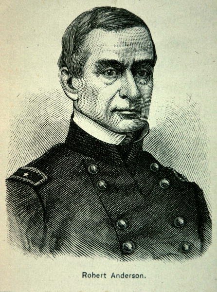 Retrato del Mayor Robert Anderson (1805-71) de American School