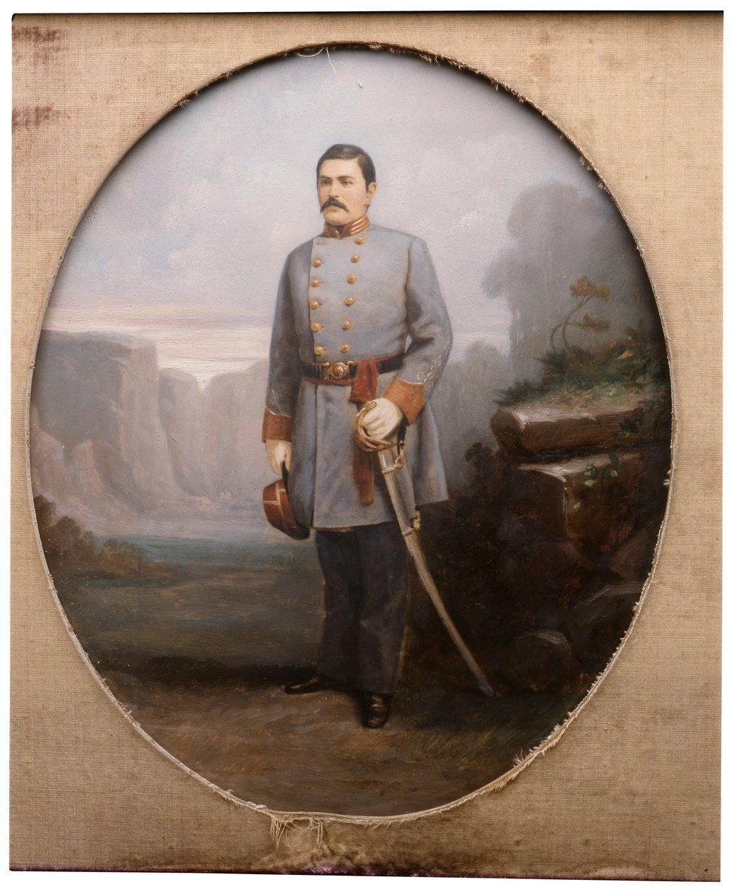 Retrato del comandante William Preston (óleo sobre lienzo) de American School