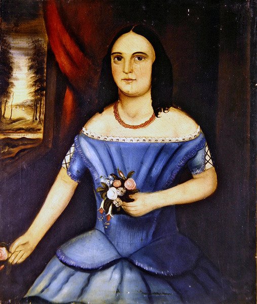 Retratos de un hermano y una hermana, un par de American School