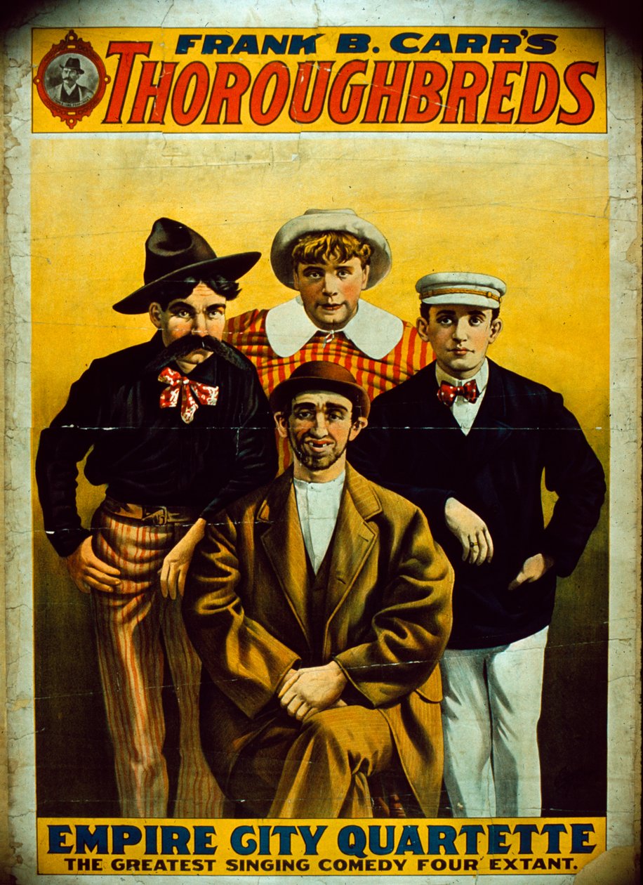 Póster de los Pura Sangre de Frank B. Carr de American School